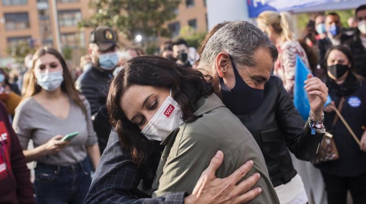 Isabel Díaz Ayuso, durante un acto electoral del 4-M