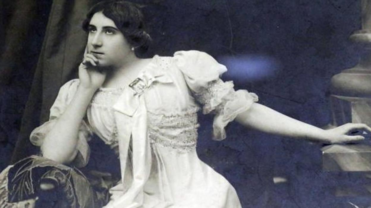 Retrato fotográfico de Pilar de Valderrama, la musa de Antonio Machado
