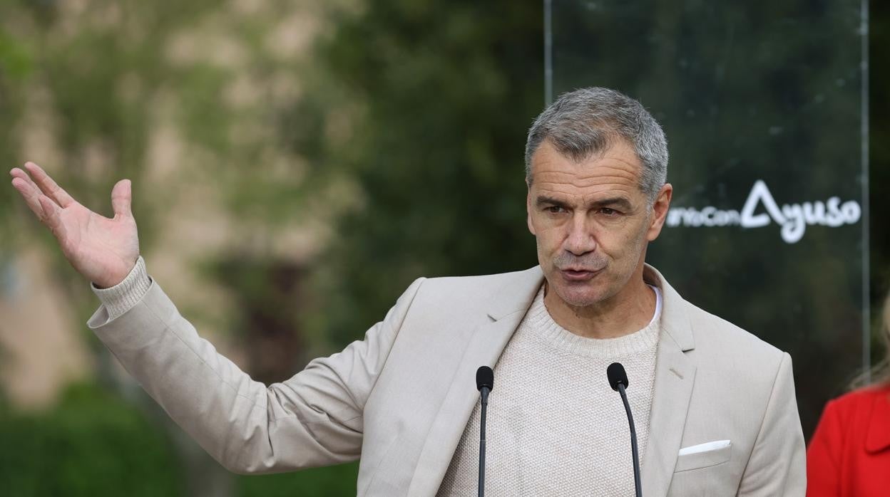 Toni Cantó, ayer, en Madrid