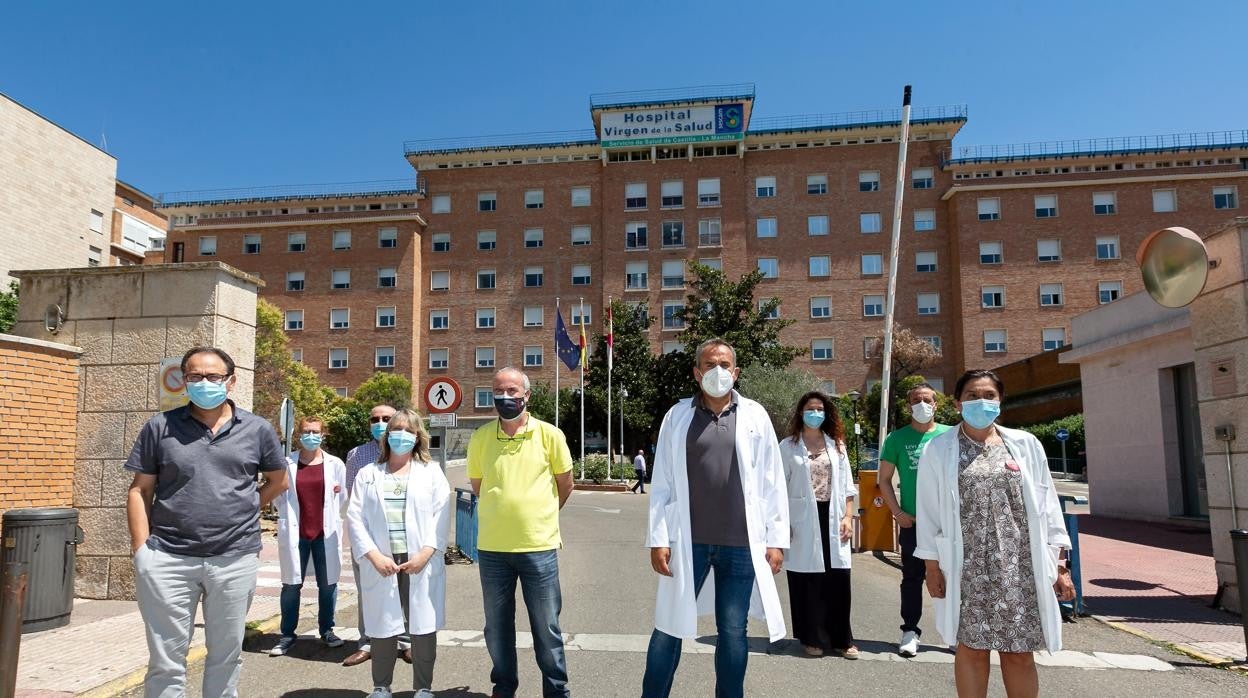 Protesta de los trabajadores de Urgencias del hospital Virgen de la Salud