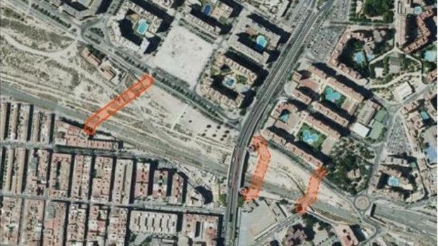 Avant licita tres pasarelas peatonales para unir los barrios de Alicante separados por las vías del tren