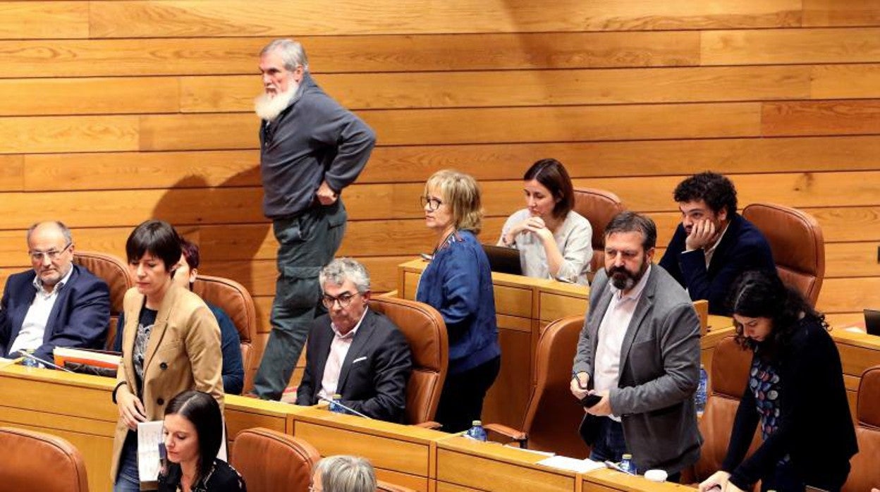 Un pleno del Parlamento gallego, en una imagen de archivo