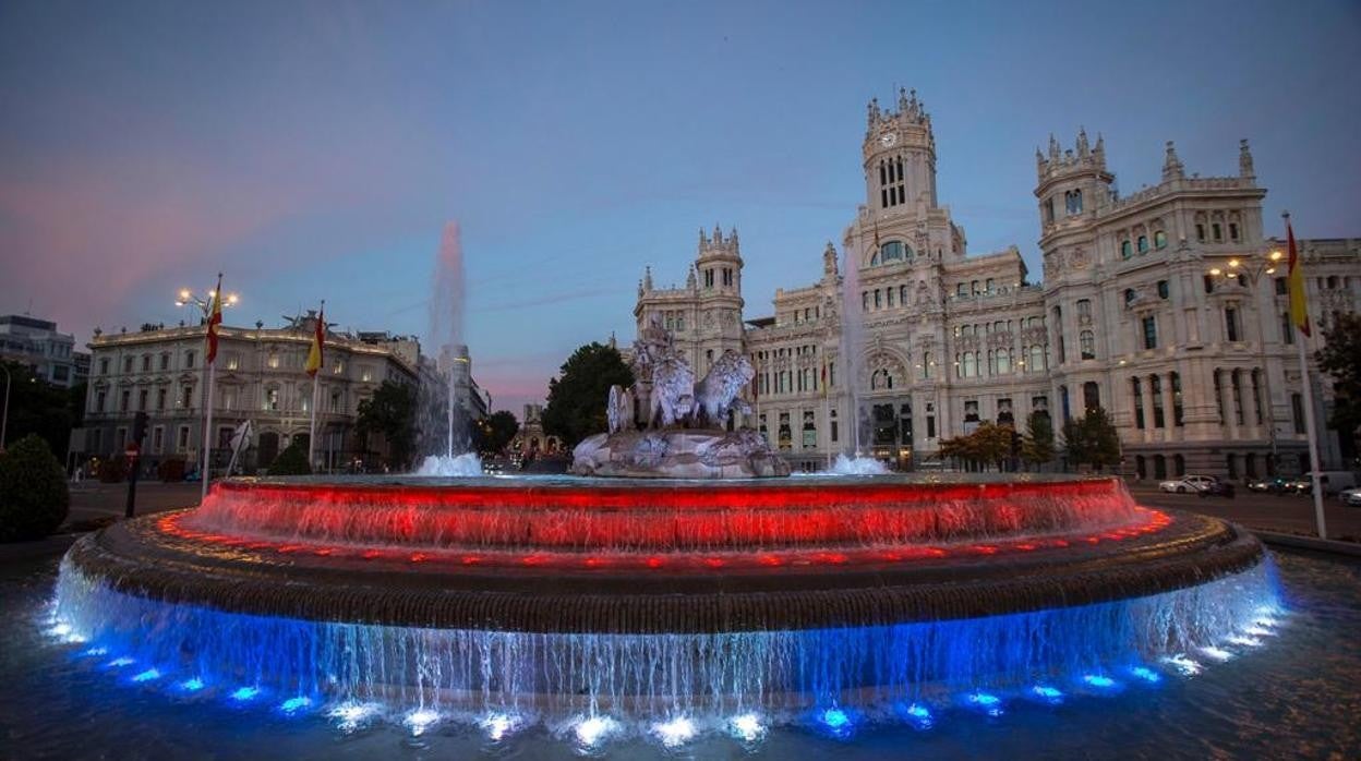 Madrid se tiñe con los colores de la bandera cubana