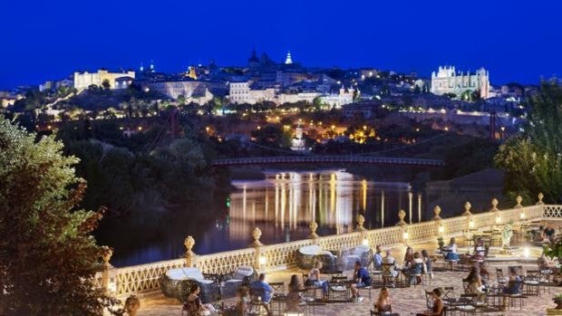 La terraza del Cigarral del Ángel de Toledo, elegida como la mejor del interior de España