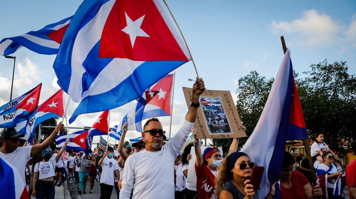 Protestas en Cuba contra el régimen cubano