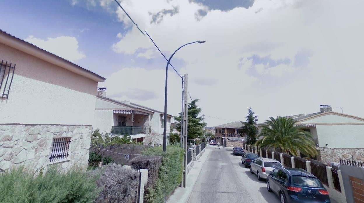 Imagen de Google Maps de una de las calles del municipio de El Álamo