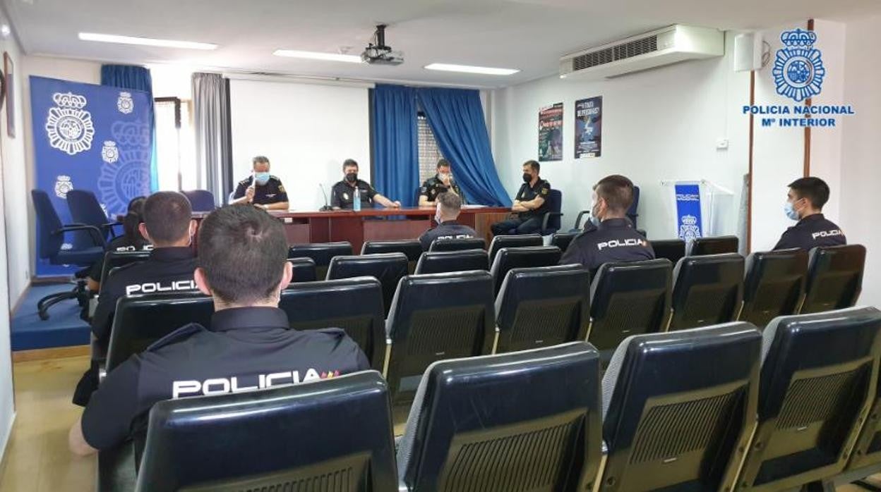 Agentes en prácticas que han llegado a la comisaría de Ciudad Real