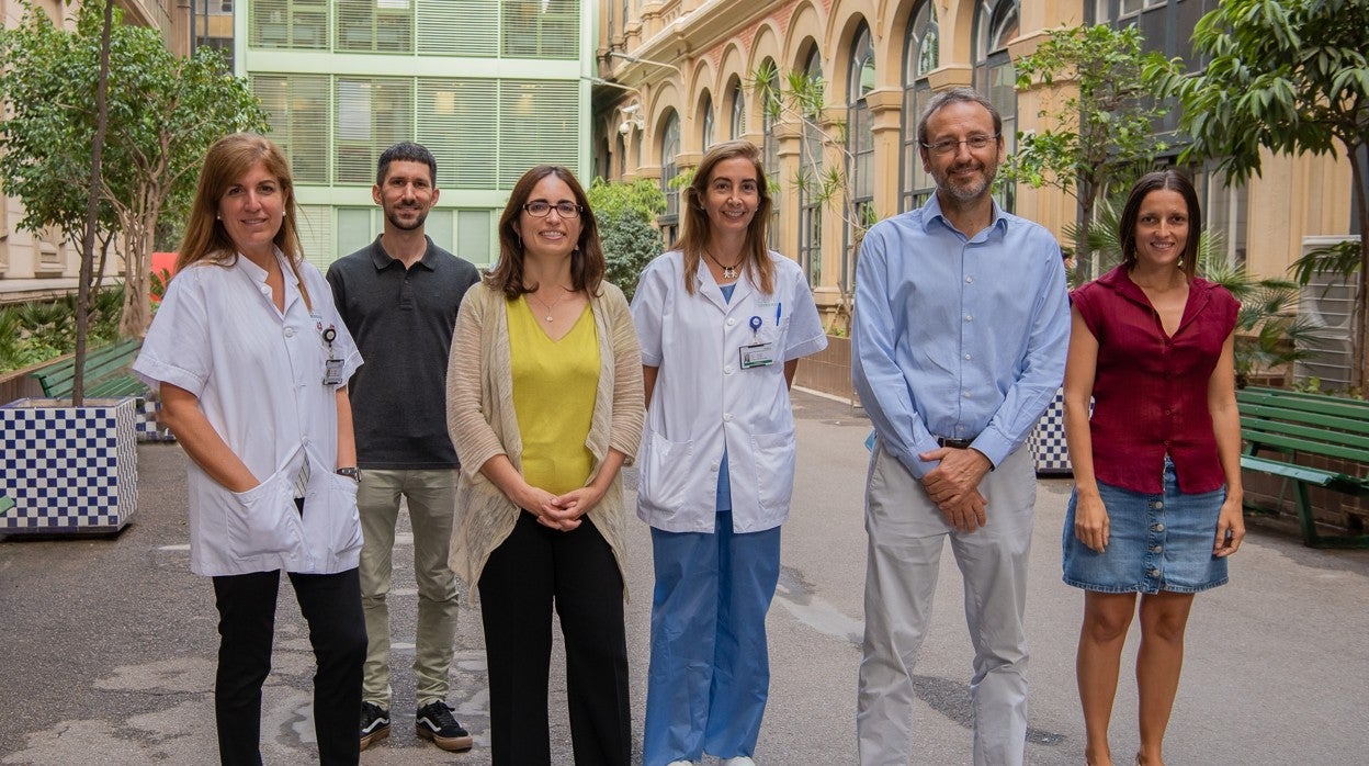 El equipo investigador, en el Clínic