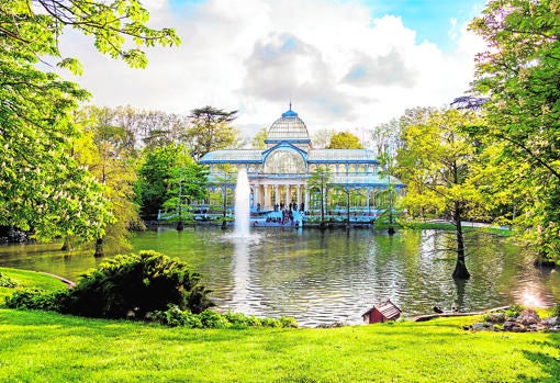 El palacio de cristal del Retiro