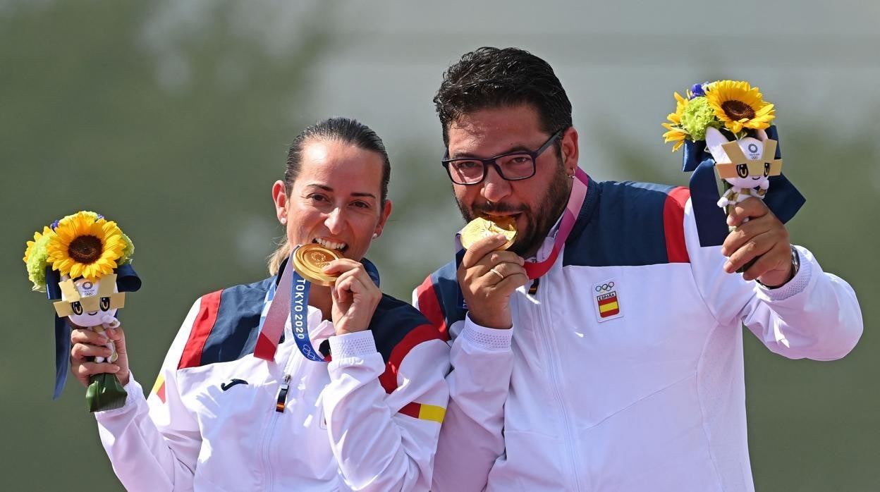 Alberto Fernández y Fátima Gálvez, campeones olímpicos