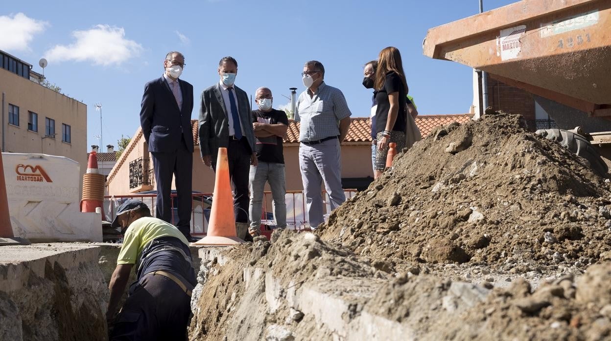 El alcalde de Salamanca visita el inicio de las obras