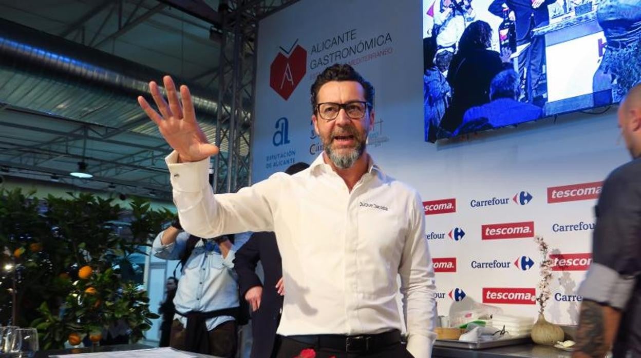 El chef Quique Dacosta, en Alicante Gastronómica 2019