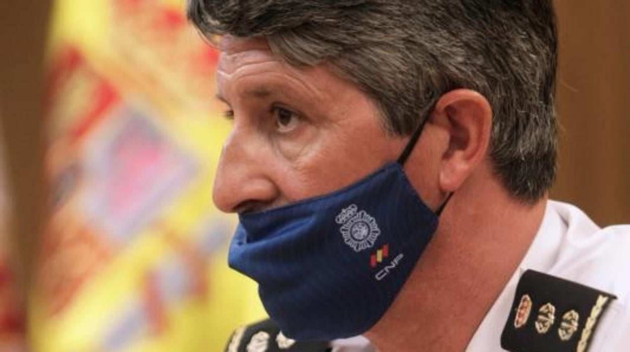 Pedro Agudo, ayer, en una comparecencia de prensa