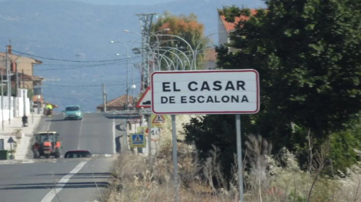Entrada a la localidad toledana de El Casar de Escalona