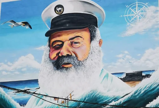 Mural en homenaje a Sandokán en Arucas