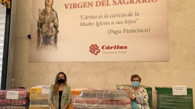 Mercadona entrega a Cáritas cerca de 5 toneladas de alimentos de primera necesidad
