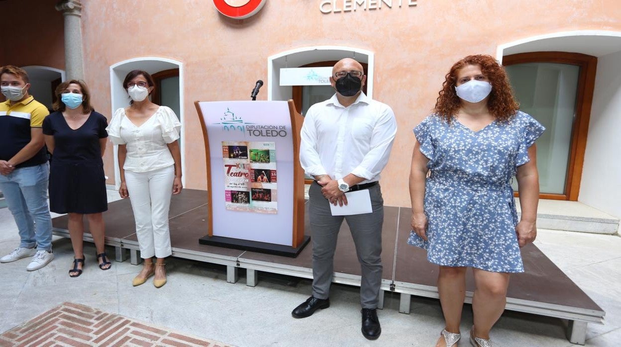 Acto de presentación este martes de la Semana de Teatro de Sonseca