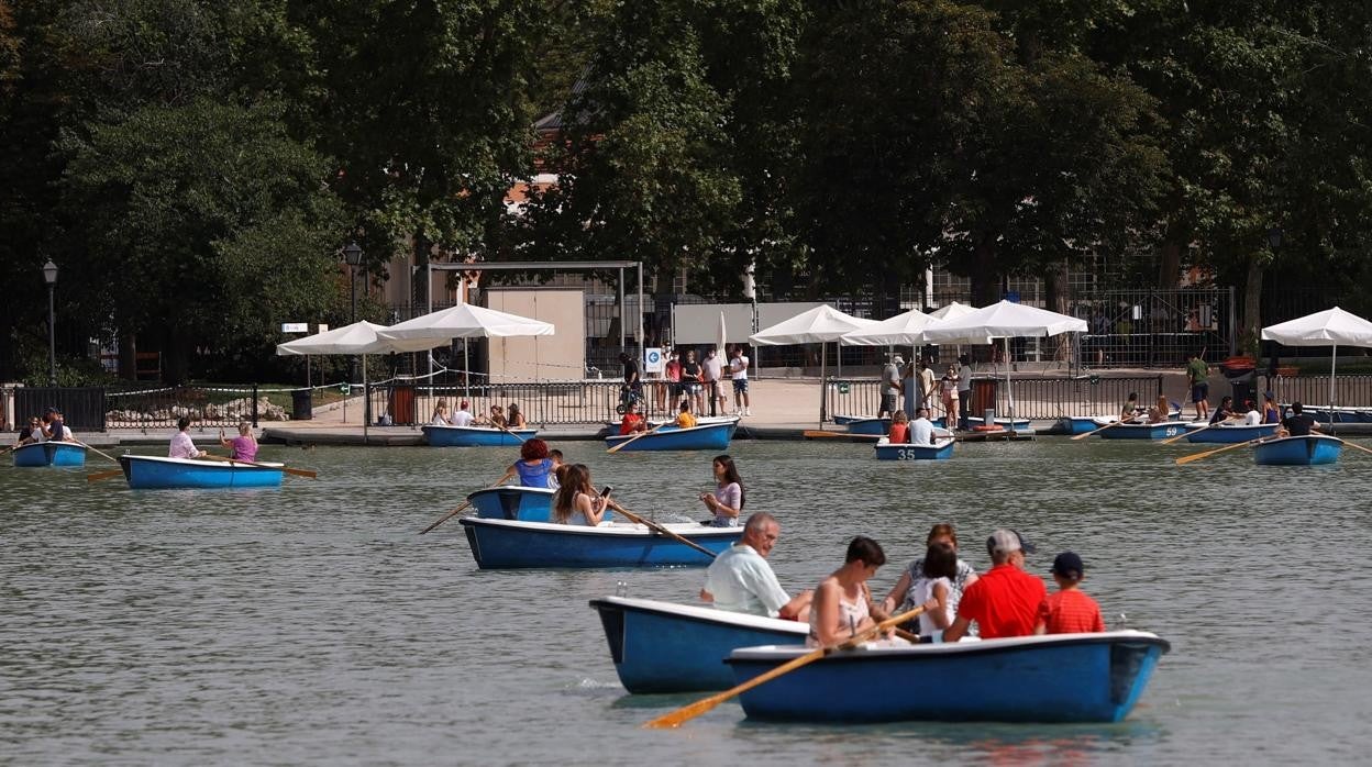 Interior del parque del Retiro