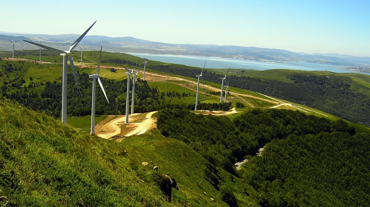 Parque eólico de Valdeporres, en Burgos