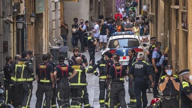 Susto en un hotel del centro de Barcelona por la explosión de unos fuegos artifciales