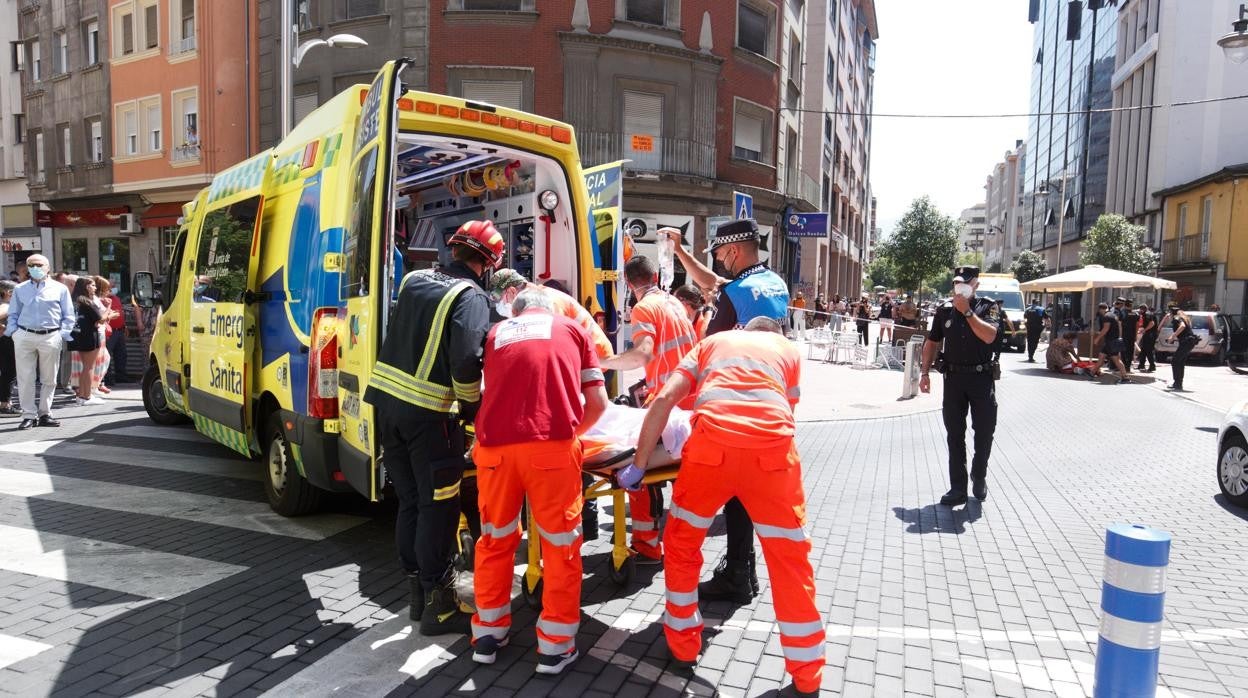 Atropello múltiple en el centro de Ponferrada