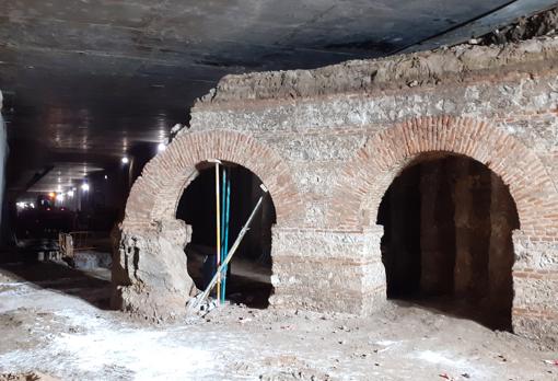 La estructura localizada en el túnel de Ferraz se encuentra muy debilitada, lo que complicaba su traslado a la superficie