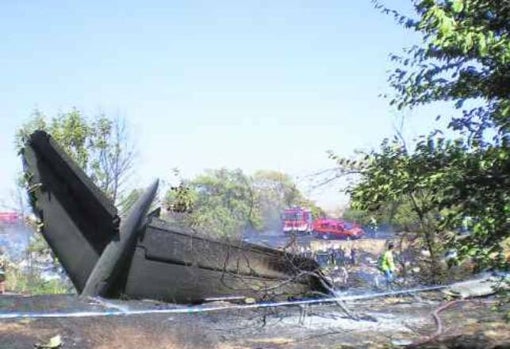 Imagen del lugar del accidente