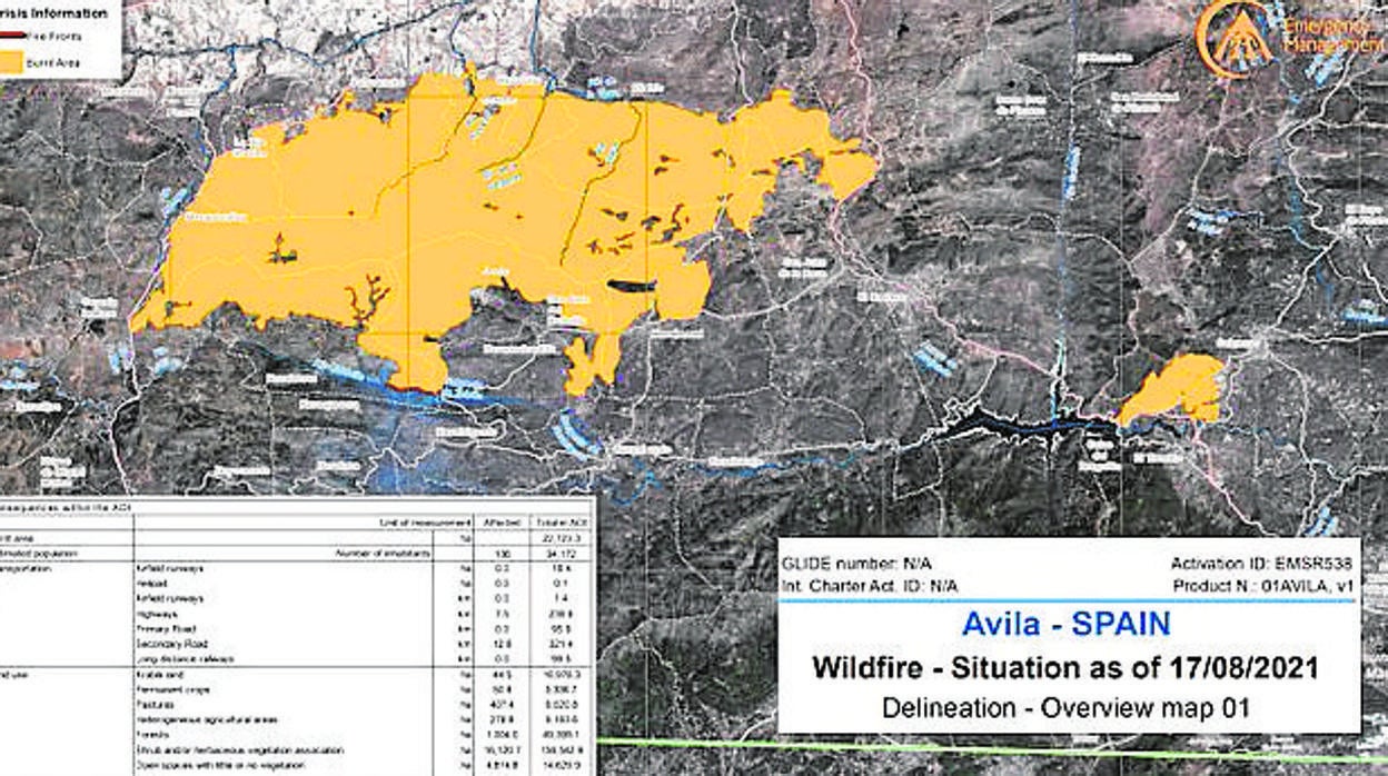 'Copernicus', un satélite para doblegar el fuego