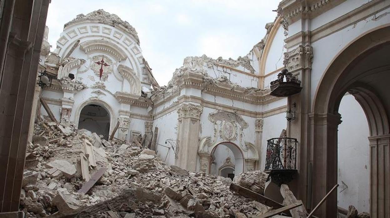 Daños causados por el terremoto de Lorca en 2013