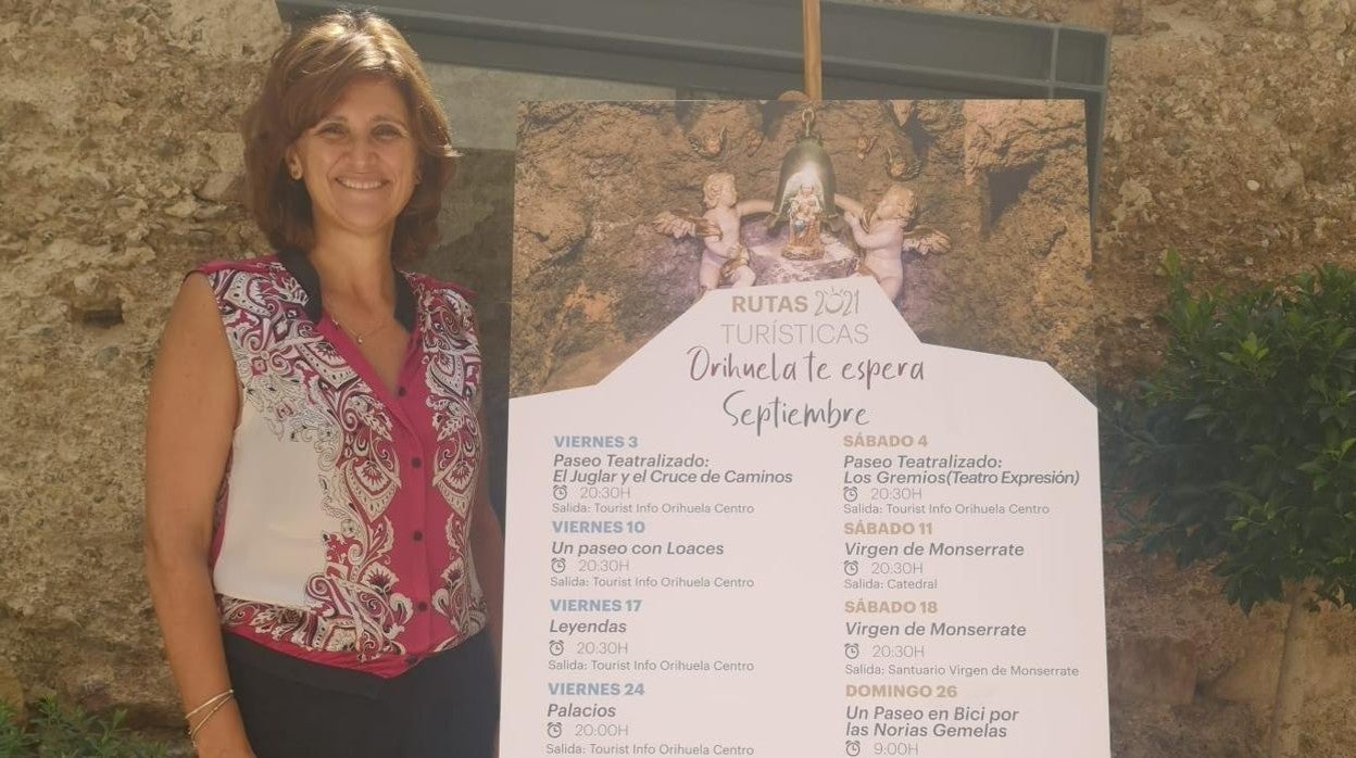 Mariola Rocamora, concejala de Turismo del Ayuntamiento de Orihuela