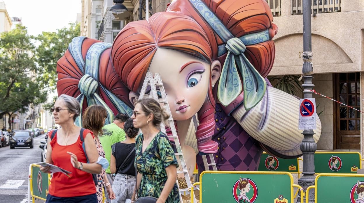 Calles cortadas en Valencia por las Fallas 2021