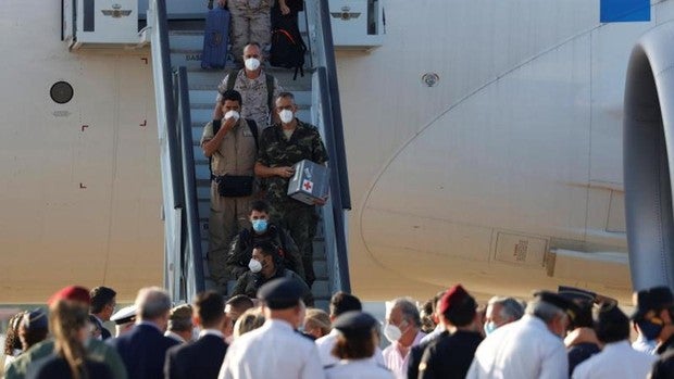 Aterriza en Torrejón el último vuelo procedente de Afganistán vía Dubái con 195 personas a bordo