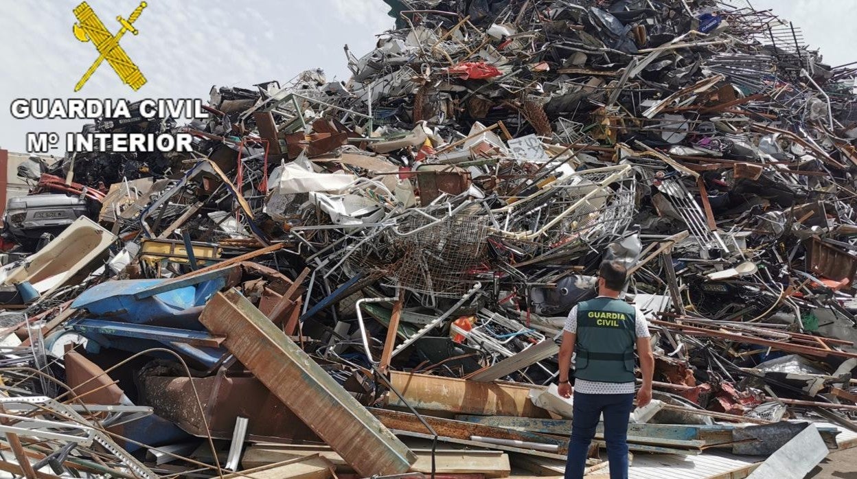 El material estaba en un centro de recuperación de metales de la provincia