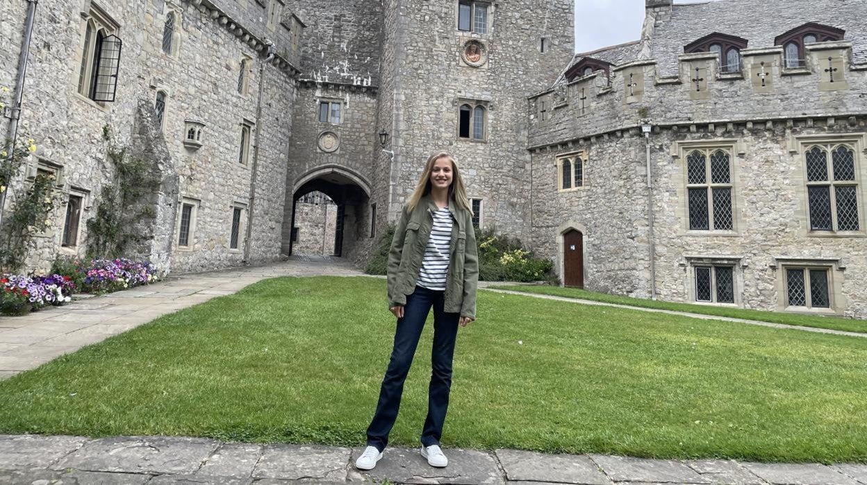 La Princesa de Asturias, en el Atlantic Collegue de Gales