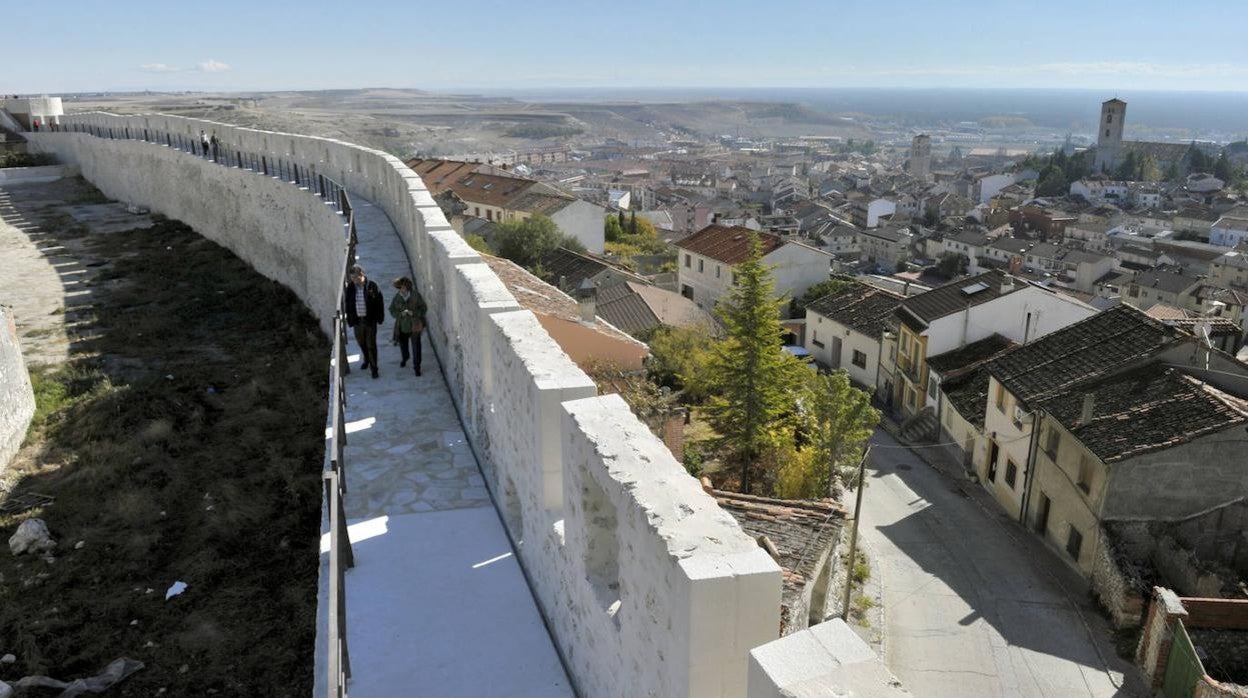 Vista de Cuéllar desde la muralla