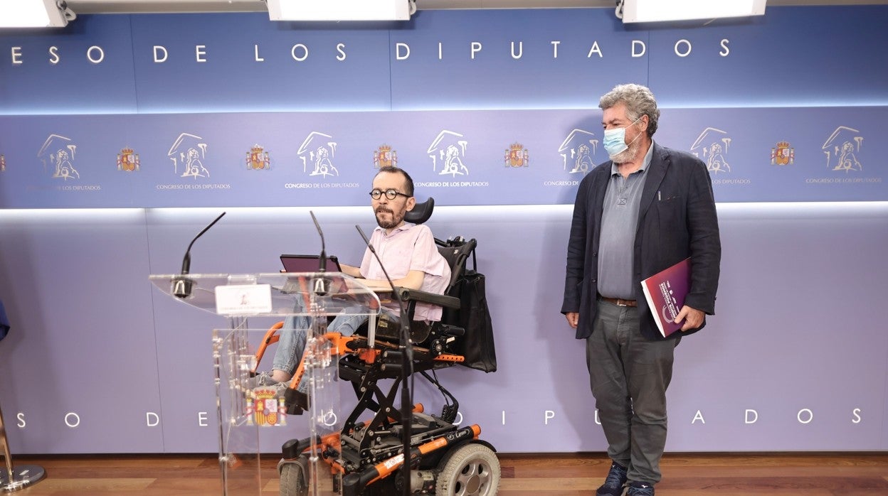 Echenique y López de Uralde presentan una ley para una empresa pública de energía