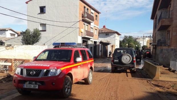 Las lluvias torrenciales han dañado 14 carreteras y múltiples caminos de la provincia de Zaragoza