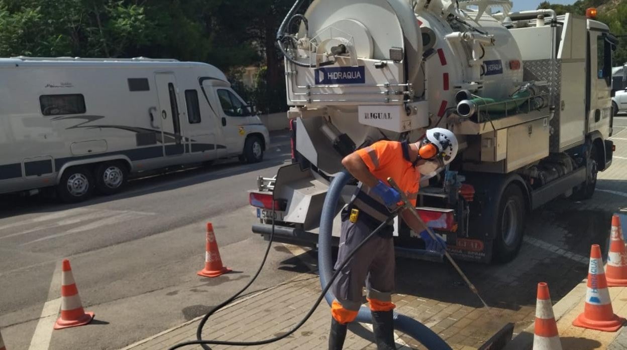 Hidraqua y sus empresas participadas intensifican los trabajos en la red ante las lluvias en la Comunidad Valenciana