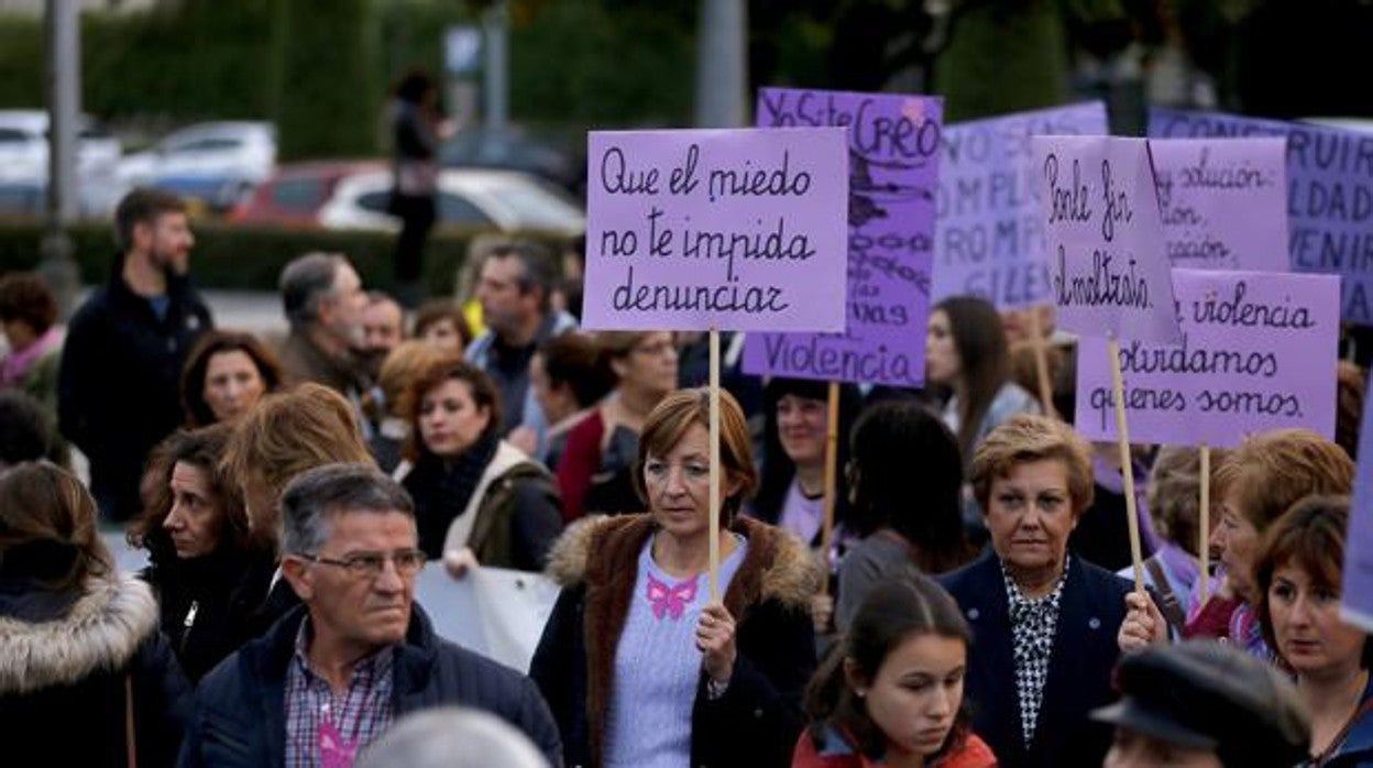 Manifestación contra la violencia machista en Córdoba