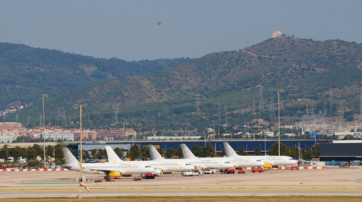 Vista del aeropuerto de El Prat