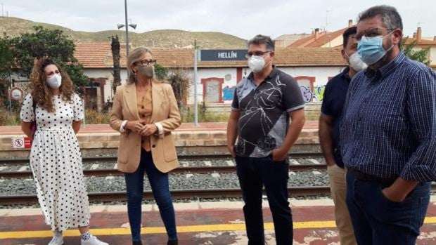 Esperan que Page apoye la no interrupción de la línea ferroviaria Chinchilla-Cartagena a su paso por Hellín