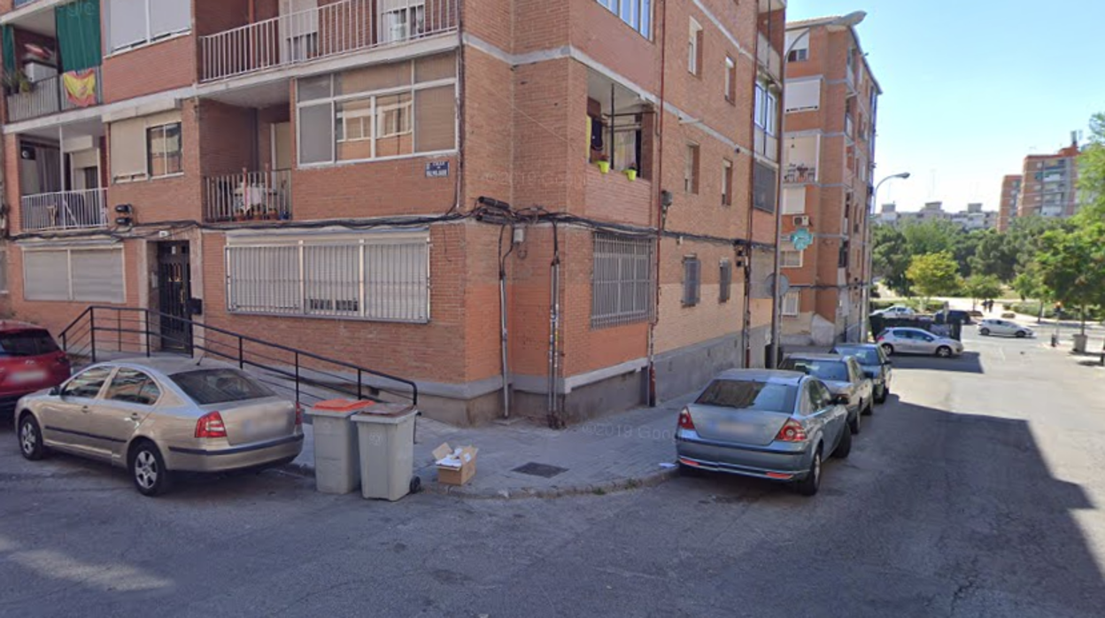 El lugar donde se ha producido el atropello en Aluche