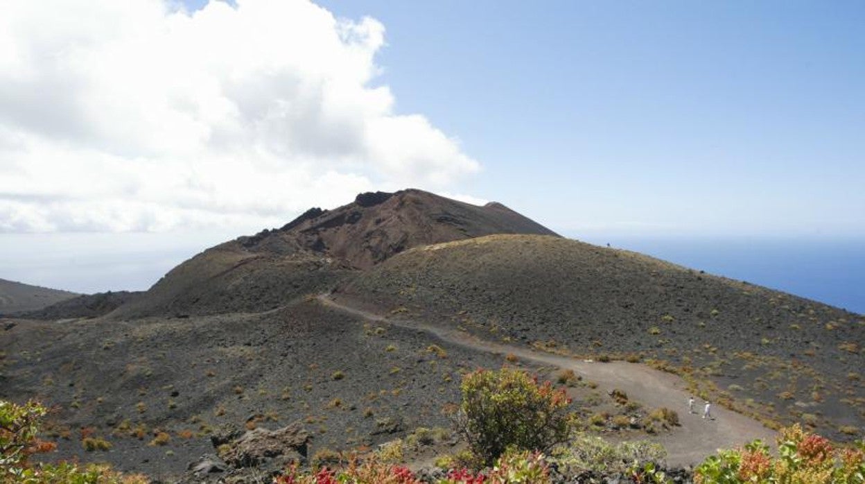 Volcán Teneguía en Cumbre Vieja, La Palma