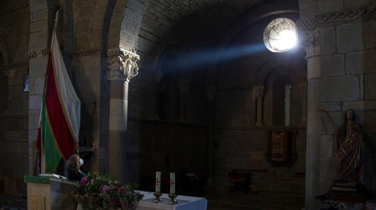 La magia de la luz en Santa María de Tera