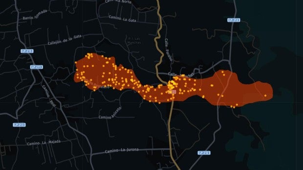 Comprueba todo lo que ha quedado sepultado por la lava en La Palma