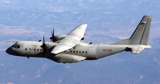 C-295 del Ejército del Aire español, similar al que se firmará en India
