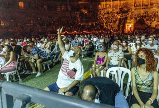 Imagen de archivo de un concierto el pasado mes de julio en Alicante