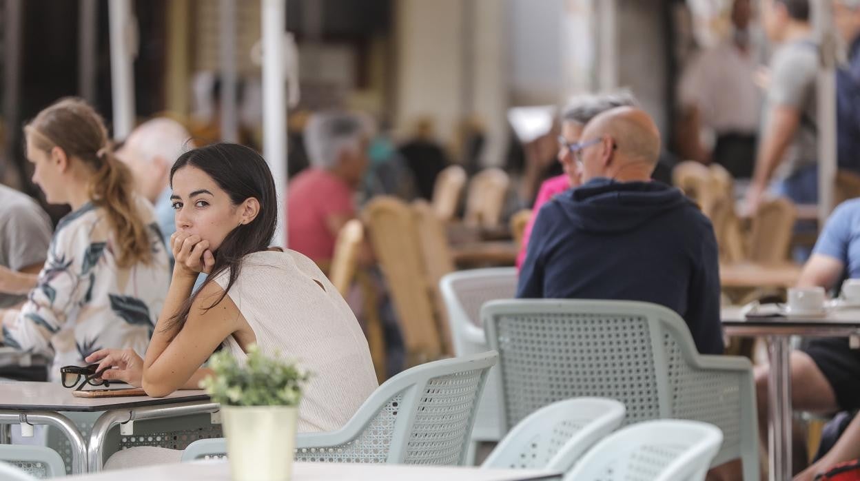 Imagen de la terraza de un local de hostelería en Valencia