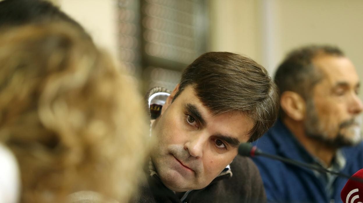 Sergio Álvare, en una imagen de archivo de una rueda de prensa sobre su caso