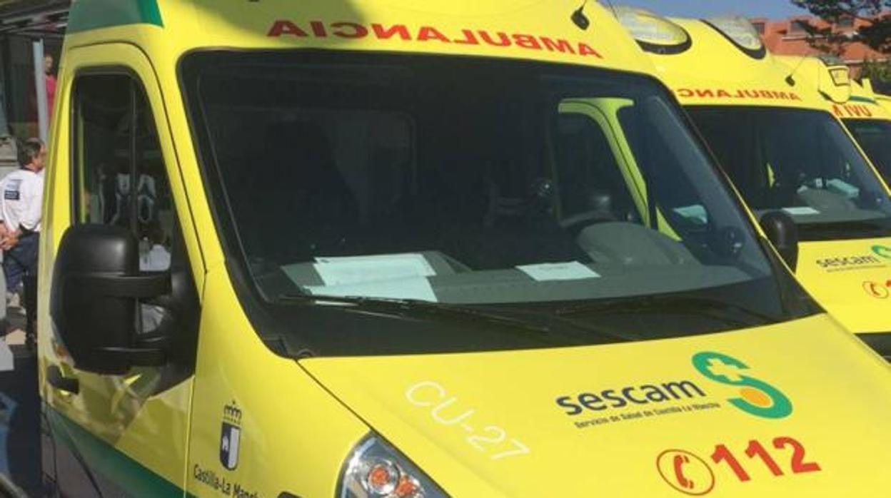 Una ambulancia del Sescam